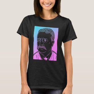 Vaporwave Theodore Roosevelt Asthetic Pastel Gothi T-shirt