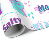 Vaporwave TikTok Trending Gift Wrapping Paper Cadeaupapier (Rol Hoek)