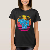 Vaporwave Valley Girl Dark T-Shirt (Voorkant)