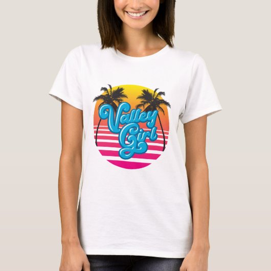 Vaporwave Valley Girl Light T-shirt (Voorkant)