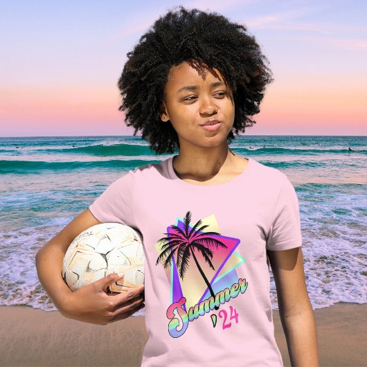 Vaporwave zomer 2024 t-shirt