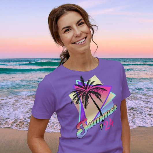 Vaporwave zomer 2024 t-shirt