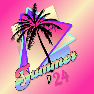 Vaporwave zomer 2024 t-shirt
