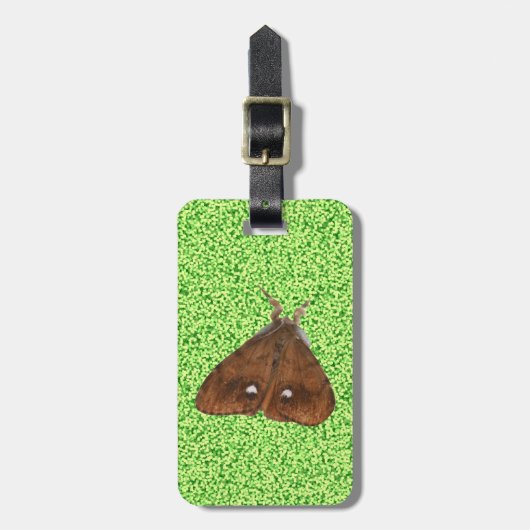 Vapourer Moth Custom Bagagelabel (Voorkant verticaal)