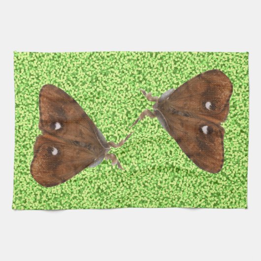 Vapourer Moth Kitchen Towel Theedoek (Horizontaal)