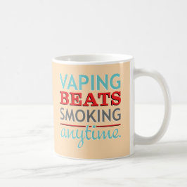 Vapt slaat altijd roken koffiemok