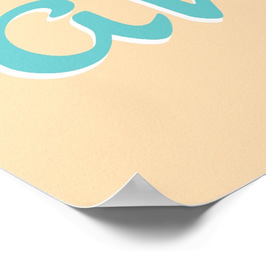 Vapt slaat altijd roken poster (Hoek)