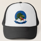VAQ 130 Airborne Electronic Attack Squadron Trucker Pet (Voorkant)