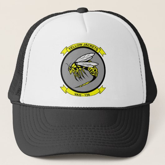 VAQ 138 Airborne Electronic Attack Squadron Trucker Pet (Voorkant)