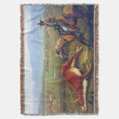 Vaquero C 1830 Het Oude Westen De Cowboy Deken (Voorkant Verticaal)