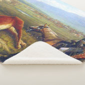 Vaquero C 1830 The Old West The Cowboy Sherpa Deken (3/4)