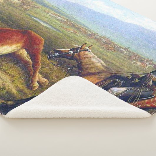 Vaquero C 1830 The Old West The Cowboy Sherpa Deken (3/4)