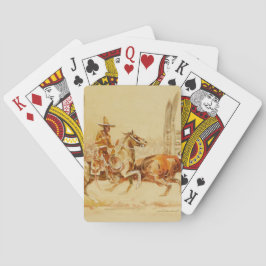 Vaquero en Stier door Edward Borein Pokerkaarten
