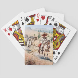"Vaquero Pack Train" van Edward Borein Pokerkaarten