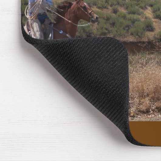 Vaquero Roping Grizzly Mousepad Muismat (Hoek)