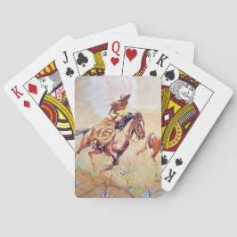 Vaquero Schilderij van Eward Borein Pokerkaarten