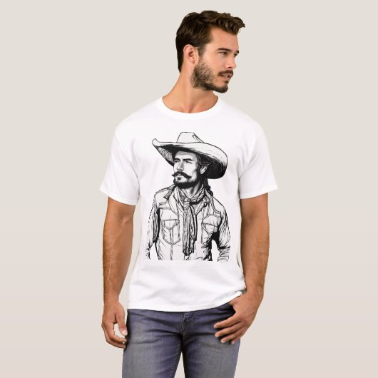 Vaquero Vibes: Koe Jongen T-shirt (Voorkant volledig)