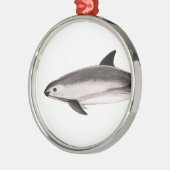 Vaquita Metalen Ornament (Links)
