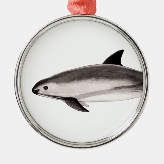 Vaquita Metalen Ornament (Voorkant)
