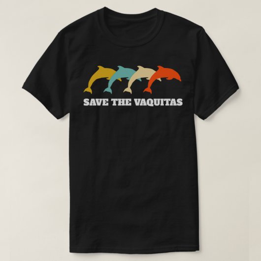 Vaquita Retro  Gift T-shirt (Design voorkant)