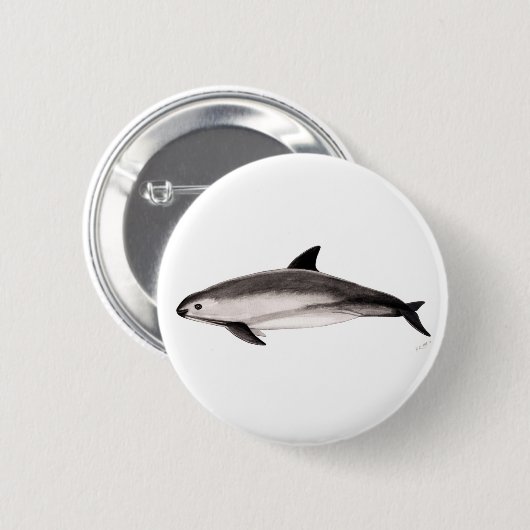 Vaquita Ronde Button 5,7 Cm (Voorkant /achterkant)