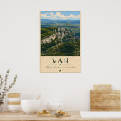 Var Provence Rocky Kliffen Vintage Poster (Keuken)