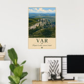 Var Provence Rocky Kliffen Vintage Poster (Thuiskantoor)