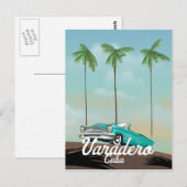 Varadero Cuba Reisposter Briefkaart (Voorkant / Achterkant)