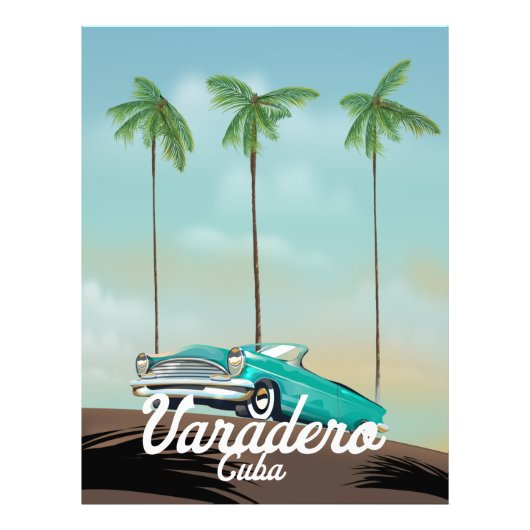 Varadero Cuba Reisposter Foto Afdruk (Voorkant)