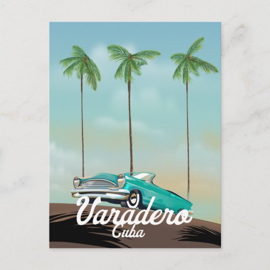 Varadero Cuba Travel poster Briefkaart (Voorkant)