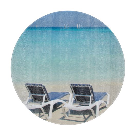 Varadero, Cuba. Zand- en doorzitters Snijplank (Voorkant)