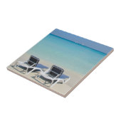 Varadero, Cuba. Zand- en doorzitters Tegeltje (Zijkant)