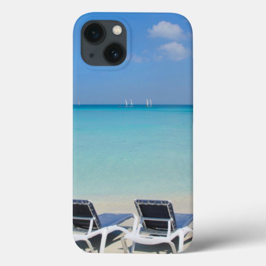 Varadero, Cuba. Zand en strandstoelen Case-Mate iPhone Case (Achterkant)