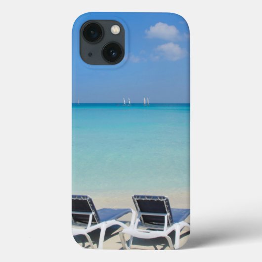 Varadero, Cuba. Zand en strandstoelen Case-Mate iPhone Case (Achterkant)