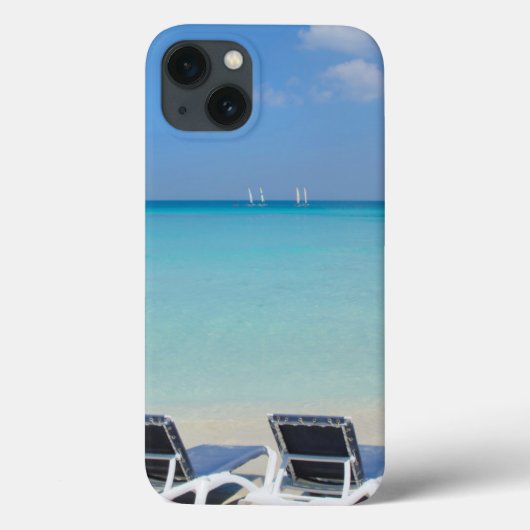 Varadero, Cuba. Zand en strandstoelen Case-Mate iPhone Case (Achterkant)