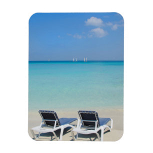 Varadero, Cuba. Zand en strandstoelen Magneet