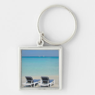 Varadero, Cuba. Zand en strandstoelen Sleutelhanger