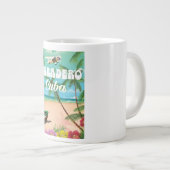 Varadero Cuban strand vakantion poster Grote Koffiekop (Voorkant rechts)