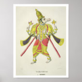 Varaha, gegraveerd door de Marlet (kleur litho) Poster (Voorkant)