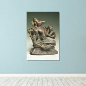 Varaha, Gurjara Pratihara, Tamil Nadu (brons) Canvas Afdruk (Insitu (Houten vloer))