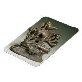 Varaha, Gurjara Pratihara, Tamil Nadu (brons) Magneet (Linkerzijde)