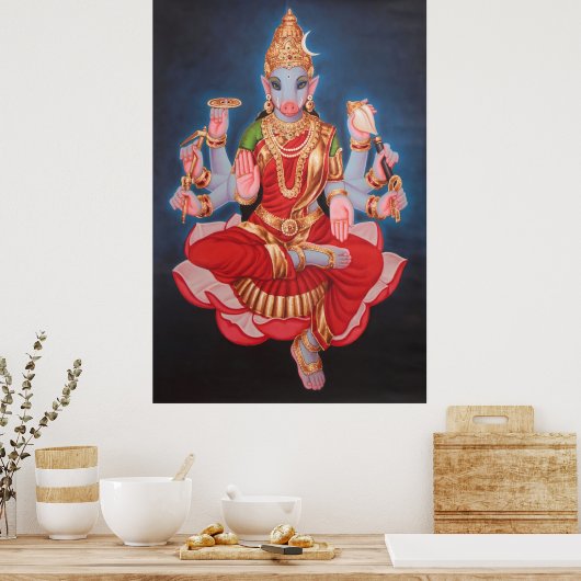 Varahi Devi Poster (Keuken)