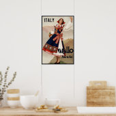 Varallo, Italië reisposter. Poster (Keuken)