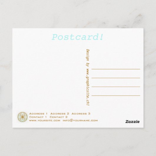 Varanasi - Briefkaart (Achterkant)