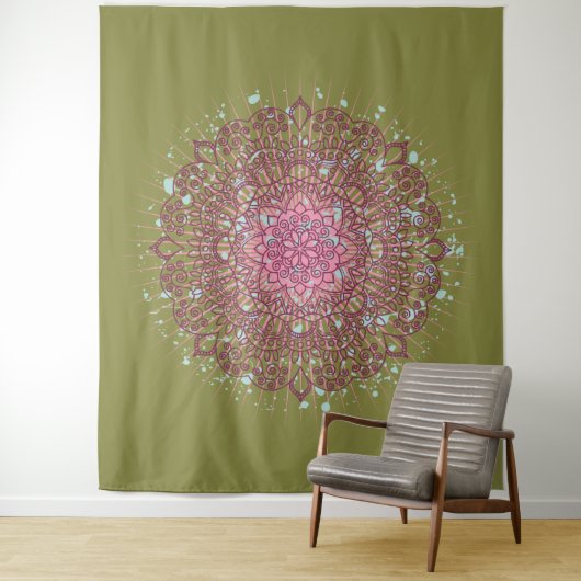 Varanasi II - Tapestry Wandkleed (In situ)