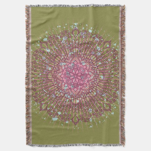 Varanasi II - Throw Blanket Deken (Voorkant Verticaal)