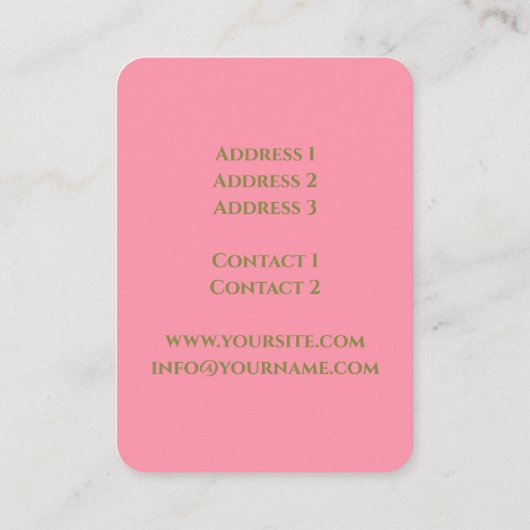 Varanasi II - Visitekaartje (Achterkant)