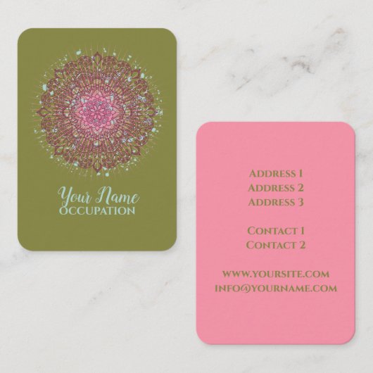 Varanasi II - Visitekaartje (Voorkant / Achterkant)