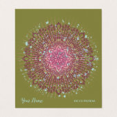 Varanasi II - Visitekaartje (Buitenkant ongevouwen)