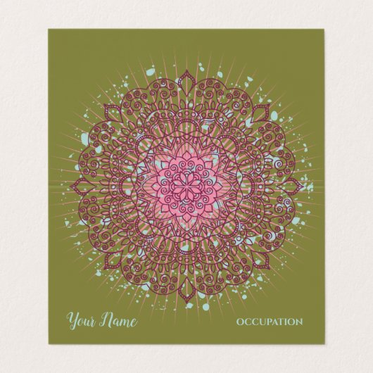 Varanasi II - Visitekaartje (Buitenkant ongevouwen)